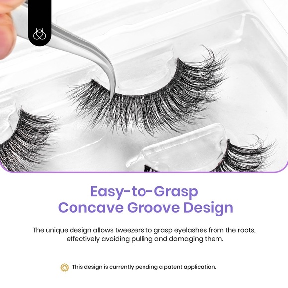 Easy False Eyelashes Animal Magic 5 pairs of Mixed Super Natural with tweezers - Picture 6 of 12